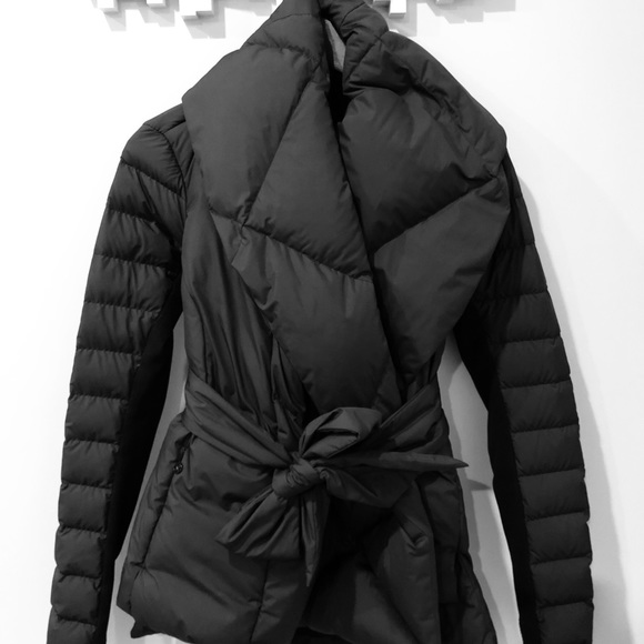 Lululemon Enfold Wrap Down Coat - Picture 10 of 13